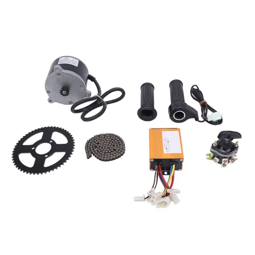 Sorandy 24 V 450W Elektrisch Gebürstetem Motor Kit, Kupferbewegung Diverse Modification Set mit Kettenradketten -Drosselklappengriffen Rückwärts -Vorwärtsschalter für die Elektrische von Sorandy