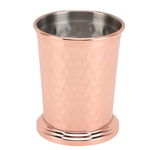 Sorandy 304 Edelstahl -Trinkbecher, 400 Ml Cocktailglasgetränk Tasse, Unzerbrechliches Trinkglas mit Glänzendem Finish für Biersaft Whisky Party Bar Home Gethering (Kupferbeschichtet) von Sorandy