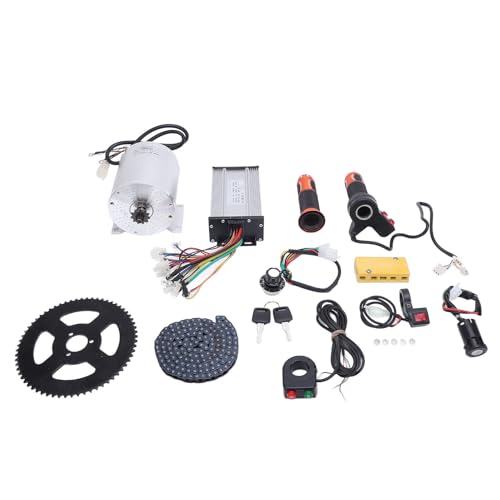 Sorandy Elektrisch Bürstenloser DC -Motorkit, 48 V 1000W Elektrisch -Bürstenloser Direktmotor Kit mit Controller Drosselklappen Roller Motorrad Umwandlungsteilen von Sorandy