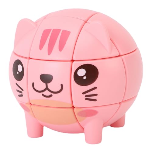 Sorandy Katzenformgeschwindigkeits -Würfel -Sets, 6pcs ABS Animal Puzzle Spiel mit 3 Schwierigkeitsgraden, Bildungshirnteaser für Teenager Erwachsene von Sorandy