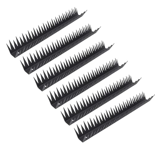Sorandy Metall -Anti -Aufstieg Zaunspitzen für Außenwände, Anti Diebstahl Wandspikes Tierschützer Eichhörnchen Abschreckungsabdrücke Abschreckungsaufstieg Sicherheitsspitzen für Zaun oder Wand von Sorandy