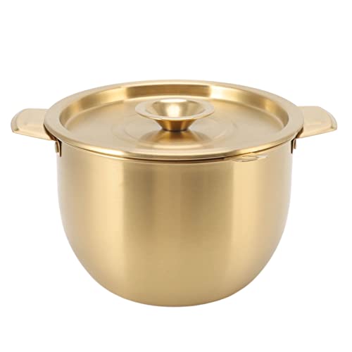 Sorandy Ölvorratstank aus Edelstahl 304 mit Abnehmbarem Filternetzdeckel, Ölfiltertopf für den Haushalt, 2,8-l-Sieb mit Großem Fassungsvermögen Zum Kochen und Sieben von Mehl (GOLD) von Sorandy