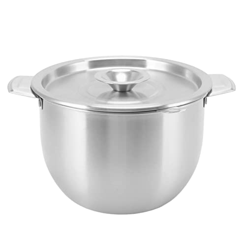 Sorandy Ölvorratstank aus Edelstahl 304 mit Abnehmbarem Filternetzdeckel, Ölfiltertopf für den Haushalt, 2,8-l-Sieb mit Großem Fassungsvermögen Zum Kochen und Sieben von Mehl (Originalfarbe) von Sorandy