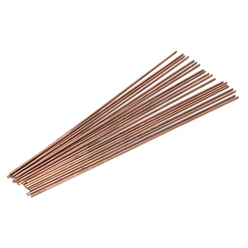 Sorandy Phosphor Kupferschweißstangen 20pcs, 2,5 Mm Durchmesser Stabil und Stabiler Phosphorkupferschweißstab für Klimaanlagen, Kühlschränke Geeignet von Sorandy
