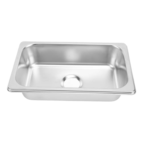 Sorandy RV 304 Edelstahlspüle, Küche Rechteckiges Handwaschbecken Waschbecken mit 40 Mm Abwasserauslass für Boot Caravan Yachts Küchenbad (Polierzeichnung GR -1465) von Sorandy