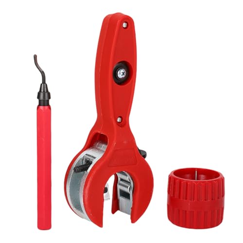 Sorandy Ratcheting-Schlauchschneider, 5/16 Bis 1-1/8-Zoll-Rohrschneider mit Entblößtem Werkzeug und Reibahnen, Einstellbare Ratschenrohrschneider für Kupfer, PVC, Weiche Metallrohre Sorandy Ratcheting-Schlauchschneider, 5/16 Bis 1-1/8-Zoll-Rohrschneider mit Entblößtem Werkzeug und Reibahnen, Einstellbare Ratschenrohrschneider für Kupfer, PVC, Weiche Metallrohre von Sorandy