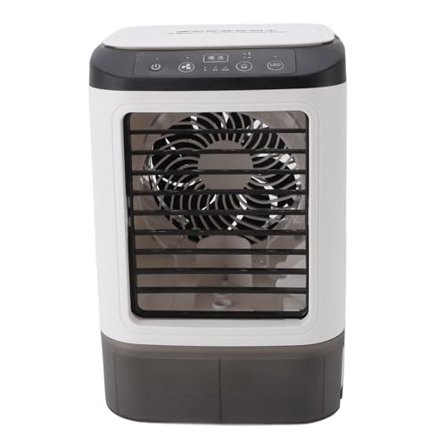 Sorandy Tragbare Klimaanlagen, 12W USB -Antriebsantriebs -Luftkühler mit 900 Ml Wassertank, 3 in 1 Mini Wechselstrom Zum Abkühlen von Befeuchtungsfeuchtigkeitsfeuchtigkeit für Heimatauto von Sorandy