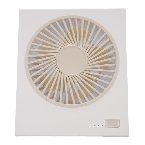 Sorandy Tragbarer Schreibtischlüfter, USB -Tisch -Mini Lüfter 4 Geschwindigkeit Verstellbares Leise Kleine Kühlung mit 180 ° Neigung Klappendesign für Heimbüro Reisecamping (WHITE) von Sorandy