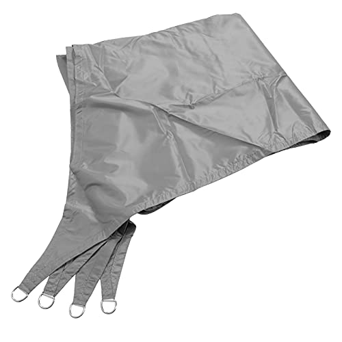Sorandy Viereckiger Schatten, Segel Sonnenschatten Banach für Garten Balkon Spielplatzpark, Außen Sonnenschirm mit Seilen Oxford Tuch (Grey) von Sorandy