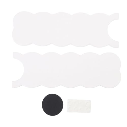 Sorandy Wasserhahnmatte für Küchenspüle, Küchentischtrocknungsmatte, Diatomitwasser, das Schnell Trockenes Waschbeckenschale Absorbiert, Splash Guard Protectors für Badezimmerschalter, (WHITE) von Sorandy