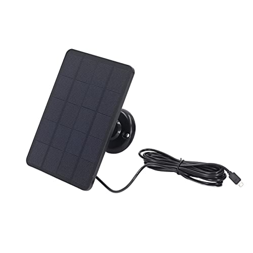 Überwachungskamera-Solarpanel, USB-Solarpanel-Ladegerät, Kamera-Solarpanel IP65 Wasserdicht, Kontinuierliche Solarstromversorgung, Kompatibel Wiederaufladbarer Überwachungskamera von Sorandy