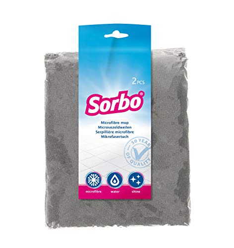 Sorbo Mikrofaser-Bodenwischer, Microfaser, Mehrfarbig, 50 x 60 cm, 2 von Sorbo