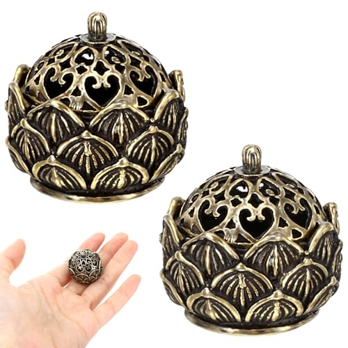 2 Stück Mini Räuchergefäß Räucherkegel Halter Mini Räucherkerzenhalter Räucherkerzen Halter mit Deckel Räucherstäbchenhalter Lotus Weihrauchbrenner für Teehaus Büro Yogastudio Café Heimdekoration 2 Stück Mini Räuchergefäß Räucherkegel Halter Mini Räucherkerzenhalter Räucherkerzen Halter mit Deckel Räucherstäbchenhalter Lotus Weihrauchbrenner für Teehaus Büro Yogastudio Café Heimdekoration von Sorcristy