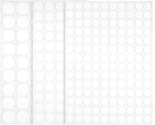 290 Stück Schraubenabdeckung Weiss, 12mm/15mm/21mm Selbstklebend Schrauben Abdeckungen Weiß Schraubenloch Aufkleber Abdeckkappen Möbelaufkleber für Möbel Schreibtische Wandschränke 290 Stück Schraubenabdeckung Weiss, 12mm/15mm/21mm Selbstklebend Schrauben Abdeckungen Weiß Schraubenloch Aufkleber Abdeckkappen Möbelaufkleber für Möbel Schreibtische Wandschränke von Sorcristy