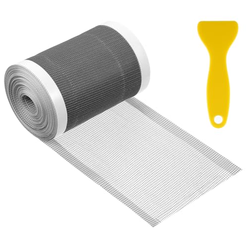 Abflusssieb Dusche Haare 10cm X 10m Haarfänger Dusche Selbstklebend Duschabfluss Mesh Aufkleber mit Plastikspachtel Badewanne Abfluss Aufkleber für Duschen Badewannen Küchen von Sorcristy