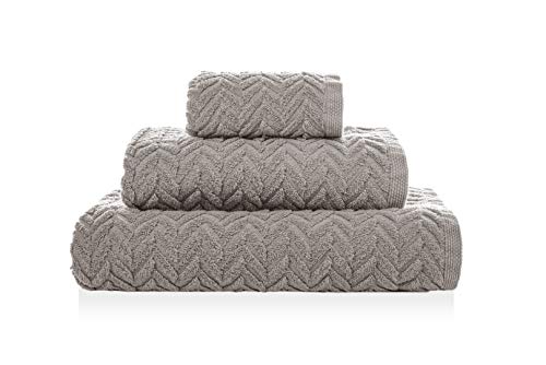 Sorema Handtuch 50X100 cm grau Chevron von Sorema