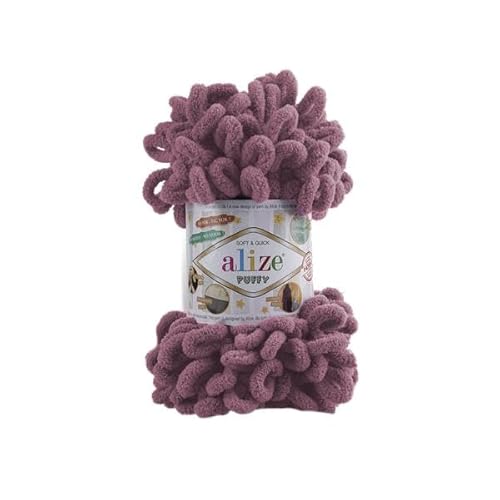 Alize Puffy Baby Big Loop Deckengarn, 100 % Mikropolyester, weiche Wolle, je Knäuel 100 g, 9 m - 28 Rose Alize Puffy Baby Big Loop Deckengarn, 100 % Mikropolyester, weiche Wolle, je Knäuel 100 g, 9 m - 28 Rose von Sorenta