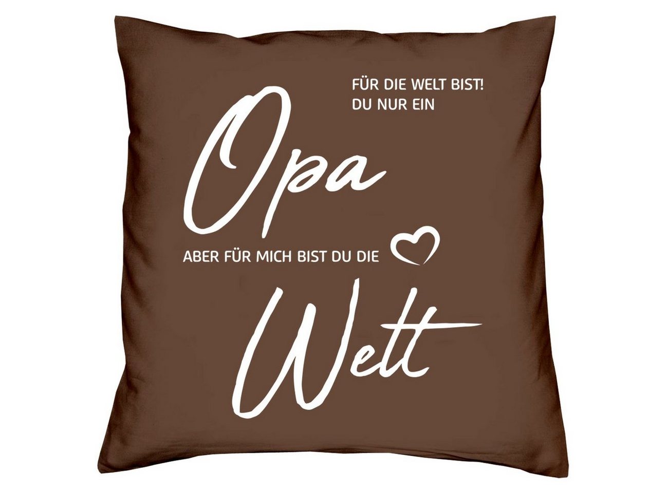 Soreso® Dekokissen Kissen + Urkunde Geschenk Opa zum Geburtstag Vatertag Weihnachten, Geburtstagsgeschenk Weihnachtsgeschenk Vatertagsgeschenk von Soreso®