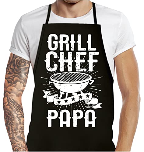 Grillschürze für Papa im Grillset : Grill Chef Papa von Soreso Design