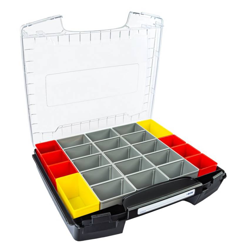 Sortimo® Werkzeugkoffer Sortimo Systemkoffer i-Boxx 72 schwarz Industrial Line Mit Insetboxen von Sortimo®