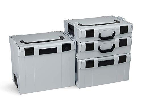 Bosch Sortimo Werzeugkoffer-Set | L BOXX 102-374 | inkl. Rollbrett für L-BOXX System von Sortimo