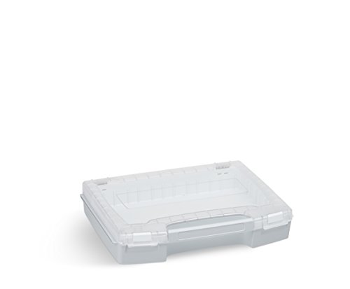 Bosch Sortimo i-BOXX 72 in grau | Aufbewahrungsbox Kleinteile Kunststoff | Ordnungssystem Kleinteile | Idealer Sortimentskasten klein von L-BOXX