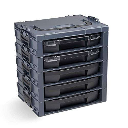 Bosch Sortimo i-Rack 5 fach anthrazit bestückt von L-BOXX