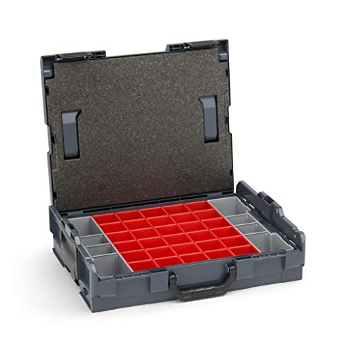 L-BOXX Sortimo L-Boxx 102 Gr1 anthrazit inkl. Insetboxenset A3 + Deckelpolster von Sortimo