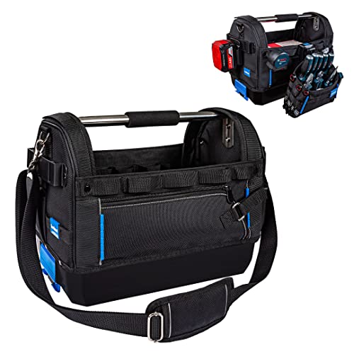 Sortimo ProClick Werkzeugtrage M – Großes Staufach für Werkzeuge – Kompatibel mit ProClick Holder, L-BOXX & SR5 – Robuster Kunststoffboden – Gepolsterter Griff & Schultergurt – 24 kg Tragkraft von Sortimo