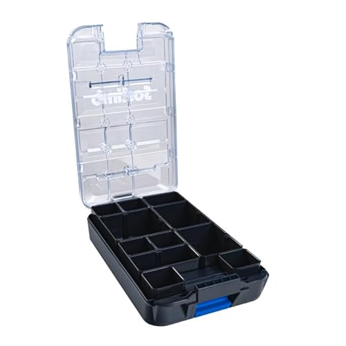 Sortimo T-BOXX 120 mit 5 Insetboxen H63 – Kompakte Kleinteilebox mit flexibler Unterteilung – Transparenter Deckel für schnellen Zugriff – ProClick Haken zur Befestigung in Fahrzeug & Werkstatt von Sortimo