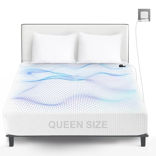 Erdungsmatte mit Erdungsanschlusskabel King Size, All-Inclusive-Erdungsmatten DE, Magnetfeldmatte mit 10% Silberfaser & 90%, Leitfähige Erdungsmatte für Besseren Schlaf (Queen 99 x 203 x 30 cm) von Sosisul