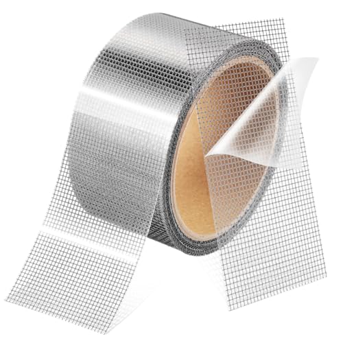1Rolle Bildschirmreparaturband Selbstklebend Wetterbeständig für Türen Robustes Pet Material für Reparatur von Fenstergittern und Netzoberflächen 1Rolle Bildschirmreparaturband Selbstklebend Wetterbeständig für Türen Robustes Pet Material für Reparatur von Fenstergittern und Netzoberflächen von Sosoport