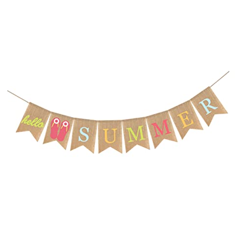 1Stück Banner Hawaii Themenparty Wimpelgirlande Dekoration für Fotohintergrund und Kreative Partys von Sosoport