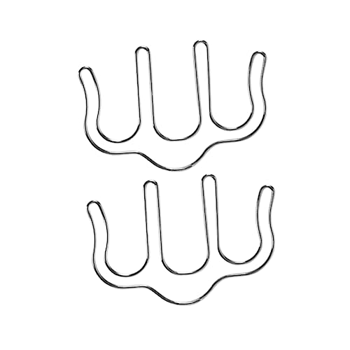 2 Stück Notenhalter aus Metall Clips Seitenhalter Musikhalter Musikbuchzeichen falten Musikflip -Ordner Musikpartitur-Clip Buchseite Metal Music Book Clip Musikbuchclip Silber von Sosoport
