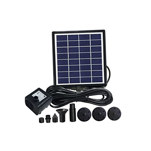 Sosoport Teichbrunnen Solar Schwimmende Brunnen Wasserpumpe Garten Solarbetriebene Fisch Tank Vogelbad Effizient von Sosoport