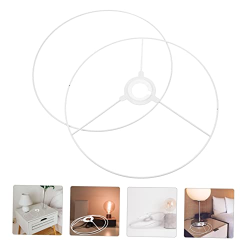 Sosoport 1 Satz DIY Lampenschirm Lampenschirm Ring für Tisch und Stehlampen Geeignet für Kronleuchter und Kreative Bastelprojekte Teiliges von Sosoport