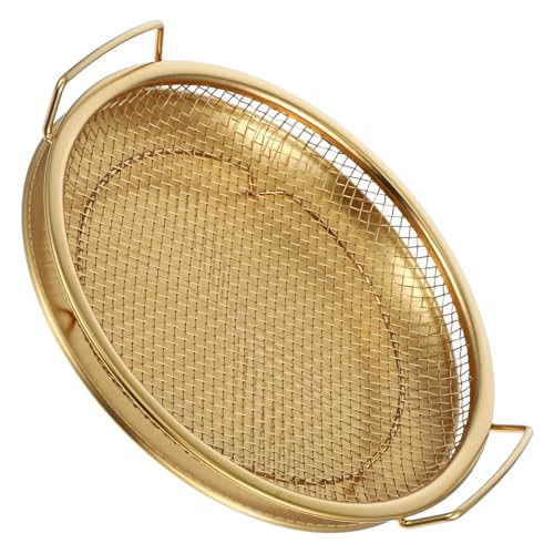 Sosoport 1 Satz Ölfilter Set mit Feinem Sieb Abtropfsieb für Frittierte Speisen Gemüse und Multifunktionale Küchenhilfe zur Gesunden Zubereitung von Sosoport