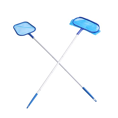 Sosoport 1 Satz Schwimmbadreinigungsnetz Pool -Skimmer -Netz Filterkorb für Pool Poolnetze zur Reinigung Pool-Netz im Freien groß Fangnetz für Poolblätter Schwimmbad sauberes Netz PVC von Sosoport
