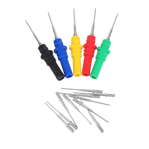 Sosoport 1 Set Piercing Clip Test Probe: Test Pin Zerstörungsfreie Isolierung Draht Sonden Für Steckdose Stecker Auto Tester Elektrische Messungen von Sosoport