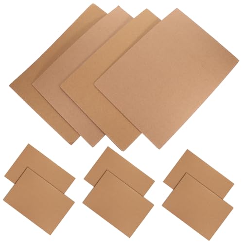 Sosoport 10 Blatt Teiliges Wellpappe Versandkarton Verpackungsboard Leicht Stabil Multifunktional für Umzug Geschenkverpackung Geschirrtransport Wiederverwendbar und Platzsparend von Sosoport