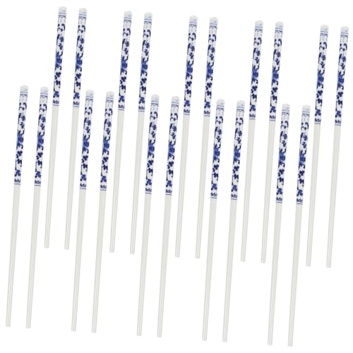Sosoport 10 Paare Blaue und Weiße Keramik Essstäbchen Langlebige Wiederverwendbare Porzellan Chopsticks im Chinesischen Stil Spülmaschinenfest für Zuhause Restaurant und Asiatische Sosoport 10 Paare Blaue und Weiße Keramik Essstäbchen Langlebige Wiederverwendbare Porzellan Chopsticks im Chinesischen Stil Spülmaschinenfest für Zuhause Restaurant und Asiatische von Sosoport