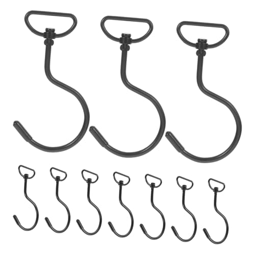 Sosoport 10 Stück Drehbarer Metallhaken Teiliges Multifunktionale Edelstahlhaken für Bad Küche und Schlafzimmer Bohrung Erforderlich Platzsparend Elegant und Robust Sosoport 10 Stück Drehbarer Metallhaken Teiliges Multifunktionale Edelstahlhaken für Bad Küche und Schlafzimmer Bohrung Erforderlich Platzsparend Elegant und Robust von Sosoport