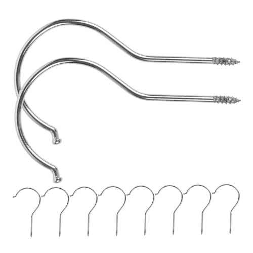 Sosoport 10 Stück Kleiderhaken Schraubhaken aus Gusseisen und Langlebig Praktische Aufhänger für Kleidung DIY Haken für Schränke und Wände Platzsparend und Vielseitig Einsetzbar Sosoport 10 Stück Kleiderhaken Schraubhaken aus Gusseisen und Langlebig Praktische Aufhänger für Kleidung DIY Haken für Schränke und Wände Platzsparend und Vielseitig Einsetzbar von Sosoport
