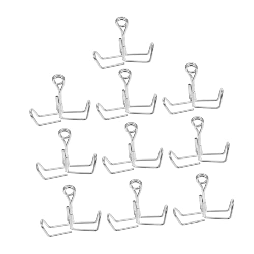 Sosoport 10 Stück Teiliges Frühling Wasser Absperrclip Praktische Schlauchklemme mit Ergonomischem Griff Rostfrei Kompakt und Tragbar zur Präzisen Fixierung von Labor und Wasserschläuchen von Sosoport