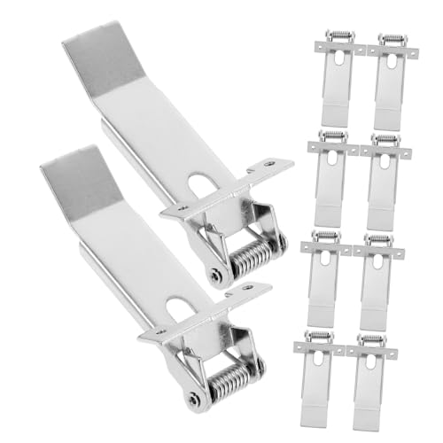 Sosoport 10 Stück Teiliges Kleine Federklemmen aus Stahl für Einbauleuchten Befestigungsklammern mit Hoher Härte für Deckenlampen Schnelle Montage und Langlebige Sicherung von Leuchten Sosoport 10 Stück Teiliges Kleine Federklemmen aus Stahl für Einbauleuchten Befestigungsklammern mit Hoher Härte für Deckenlampen Schnelle Montage und Langlebige Sicherung von Leuchten von Sosoport