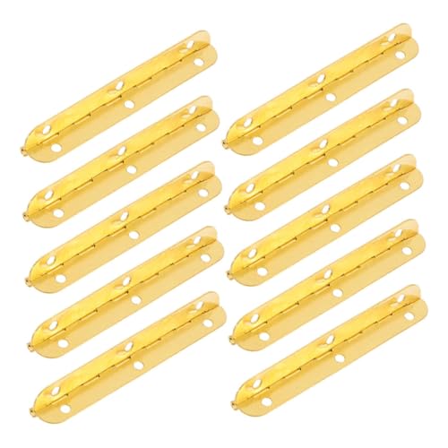 Sosoport 10 Stück Teiliges Mini klavierband Scharniere aus Eisen Stabile Möbelbeschläge für Schmuckkästen Holzkisten und DIY Holzboxen Rostfrei und Langlebig Sosoport 10 Stück Teiliges Mini klavierband Scharniere aus Eisen Stabile Möbelbeschläge für Schmuckkästen Holzkisten und DIY Holzboxen Rostfrei und Langlebig von Sosoport