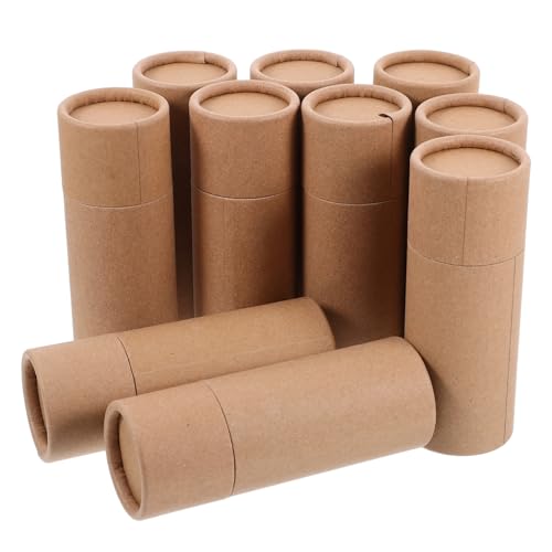 Sosoport 10 Stück Teiliges Papier Tuben aus Kraftpapier Vielseitige Runde Verpackungsboxen für Tee Süßigkeiten und Bastelbedarf Kleine Aufbewahrungsbehälter Umweltfreundliche Sosoport 10 Stück Teiliges Papier Tuben aus Kraftpapier Vielseitige Runde Verpackungsboxen für Tee Süßigkeiten und Bastelbedarf Kleine Aufbewahrungsbehälter Umweltfreundliche von Sosoport
