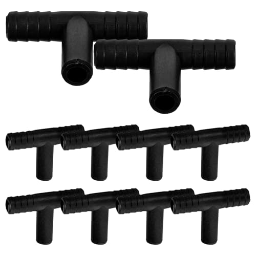 Sosoport 10 Stück Teiliges Wasserschlauch verteiler für Tischbrunnen Robustes Splitter zubehör für DIY Wasserfall Ornamente Kompakte Anschlussstücke für Langlebige Wasserkreisläufe von Sosoport