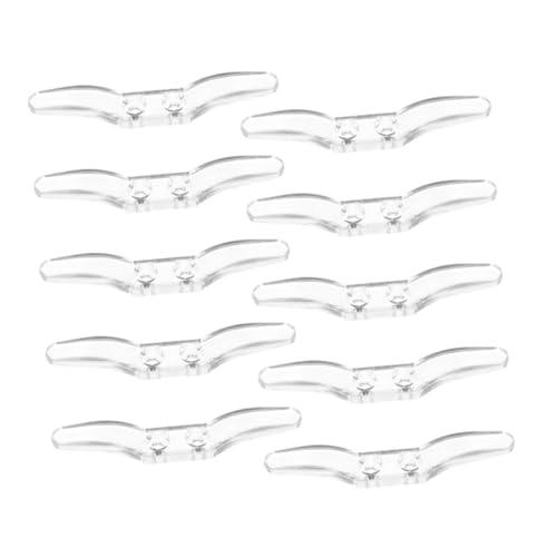 Sosoport 10 Stück Transparente Klemmhalter für Jalousien Schnurwickler Fenster Schnurhalter für Sonnenschutz und Jalousienkordeln Sicherer und Ordentlicher Kordelführer für Zuhause und von Sosoport
