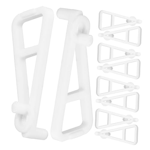 Sosoport 10 Stück Unsichtbare Regalhalterung aus Stabile und Langlebige Einlegeboden Träger Vielseitig für Kleiderschränke Küchenregale und Schrankböden Modernes Design zur von Sosoport